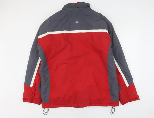Trespass Men's Red Windbreaker Jacket - M, Casual Sports