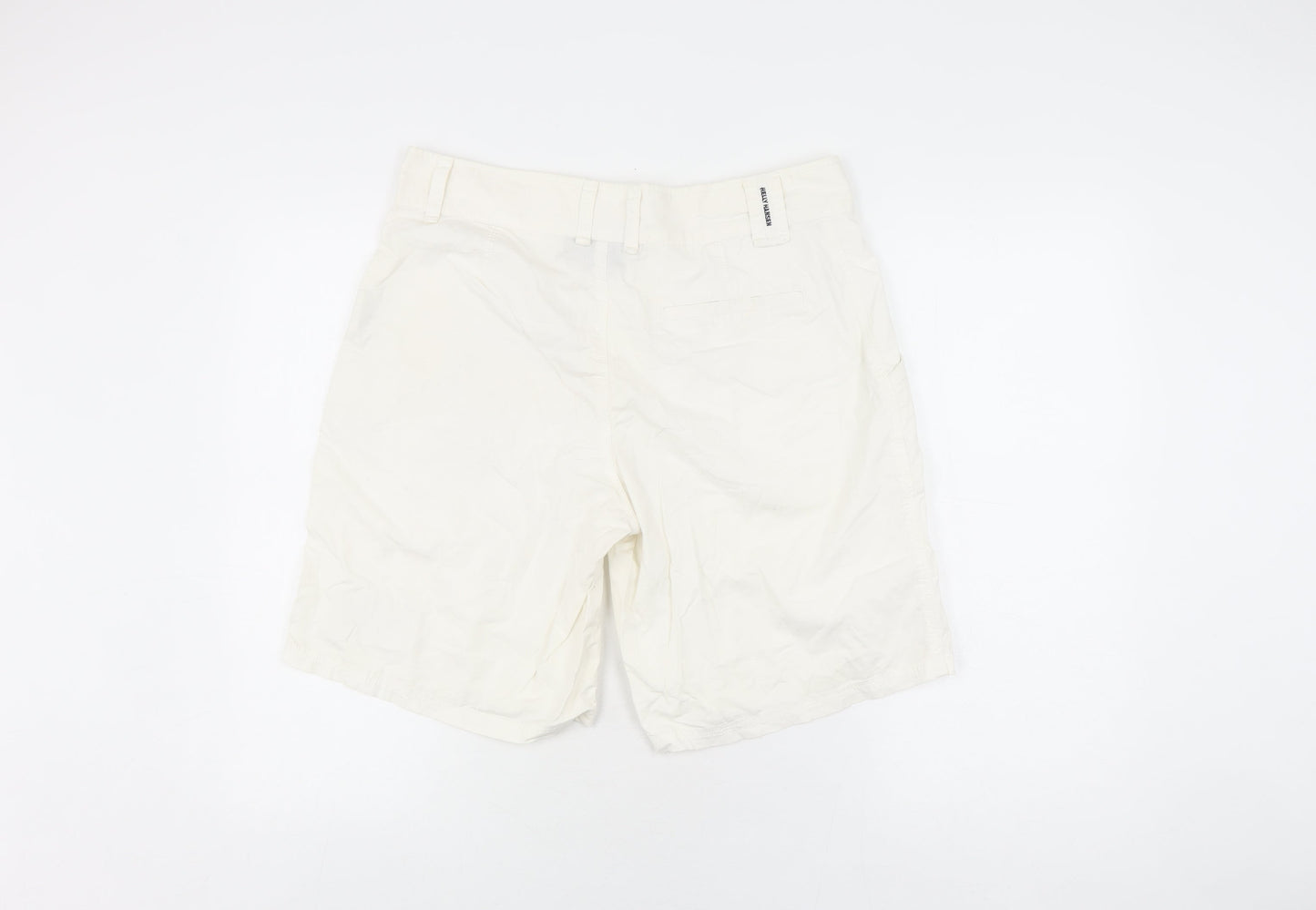 Helly Hansen Unisex White Logo Cotton Shorts Size 10