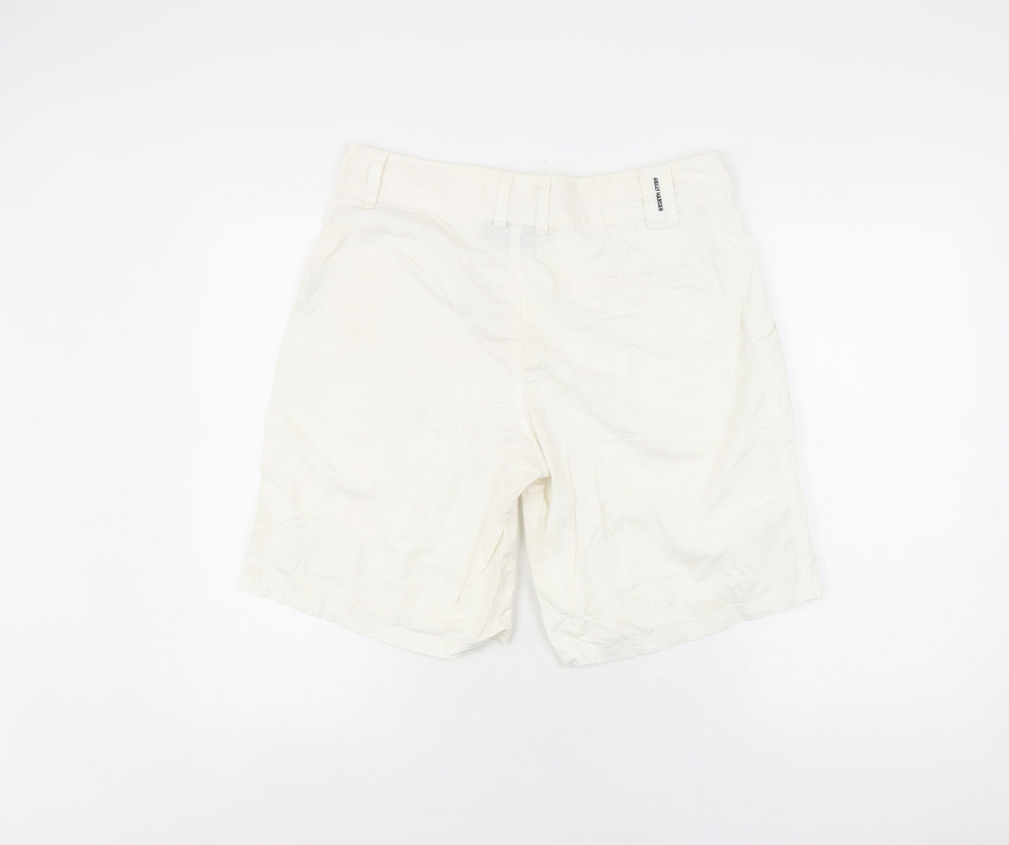Helly Hansen Unisex White Logo Cotton Shorts Size 10