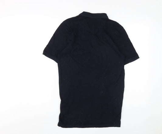 Jack & Jones Men's Black Polo Shirt Size S