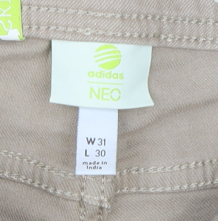 Adidas Women's Beige Polka Dot Skinny Jeans M