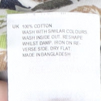 Womens UK Size 10 White Stuff Multicoloured Cotton Blouse