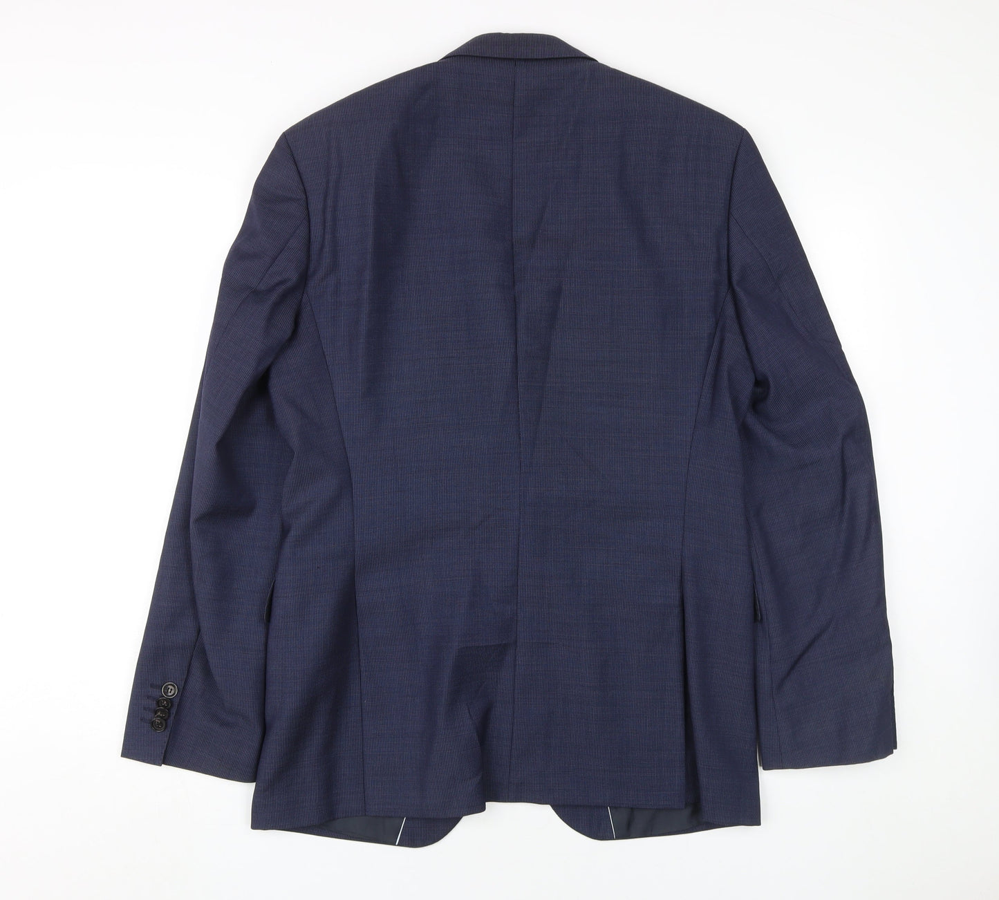 Hugo Boss Men's Blue Blazer, Size 38R, Wool, Classic