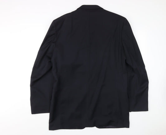Pierre Cardin Men's Blazer Black Classic 40L