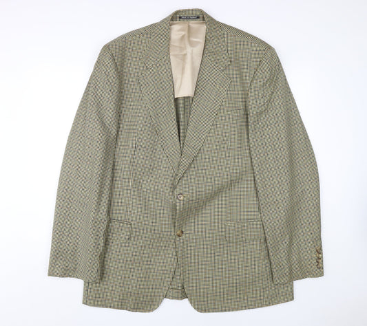 Mens 44 Chest Regular Austin Reed Brown Two-Button Blazer