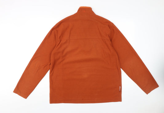 Mountain Warehouse Men's Orange Zip Sweatshirt M