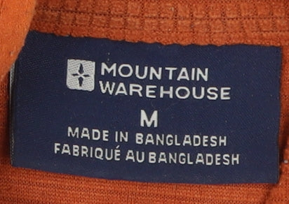 Mountain Warehouse Men's Orange Zip Sweatshirt M