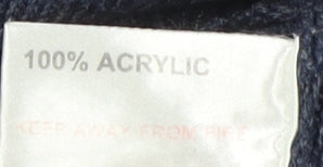 James Pringle Men's Blue L V-Neck Pullover Jumper