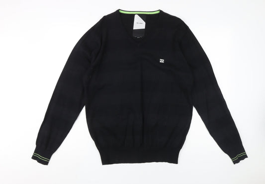 Billabong Men's Black V-Neck Pullover M