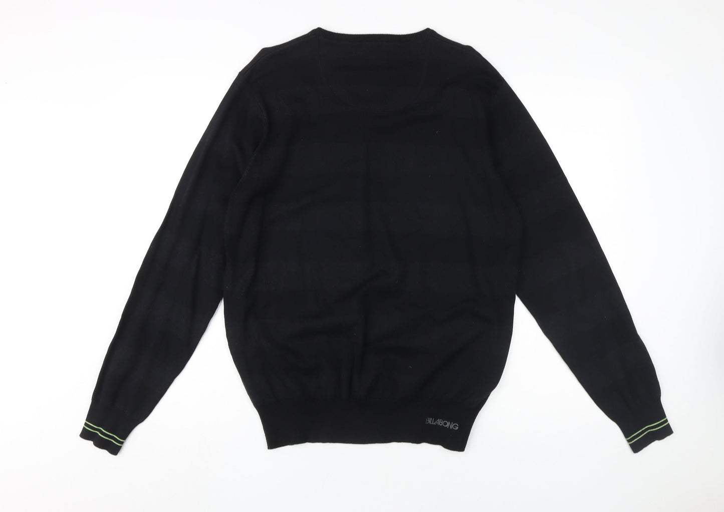 Billabong Men's Black V-Neck Pullover M