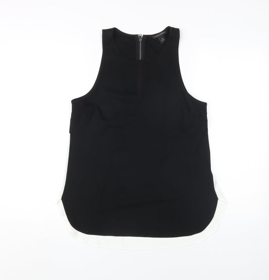 Womens UK Size M Banana Republic Black Viscose Blend Tank