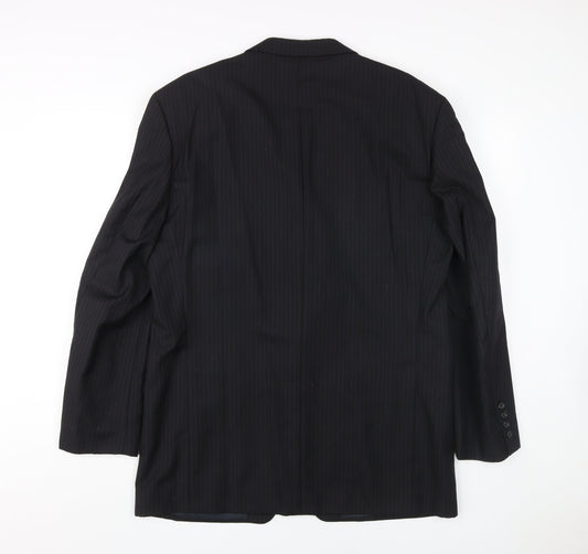 Austin Reed Men's Black Regular Fit Blazer, Size 50 UK 40