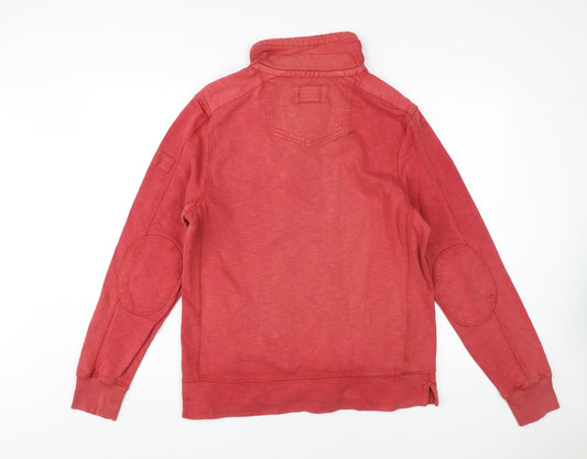 Fat Face Men's Red Henley Sweatshirt Size XS