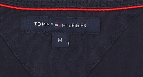 Tommy Hilfiger Women's Black Long Sleeve Sequin T-Shirt, M