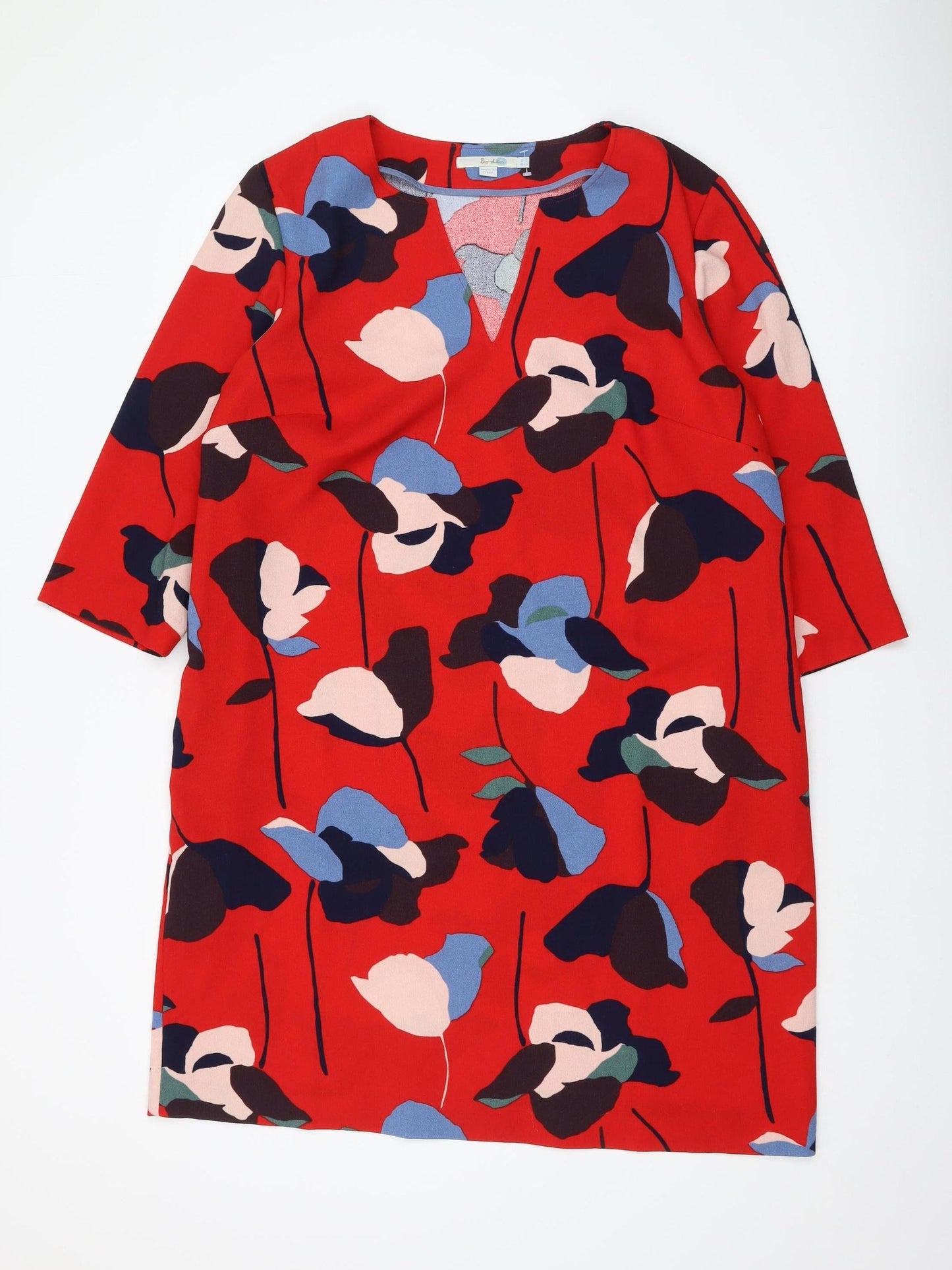 Boden Women's Multicoloured Shift Dress Size 10