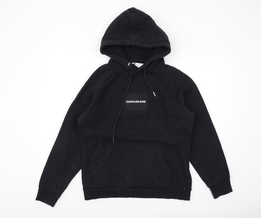 Calvin Klein Black Pullover Hoodie Unisex S