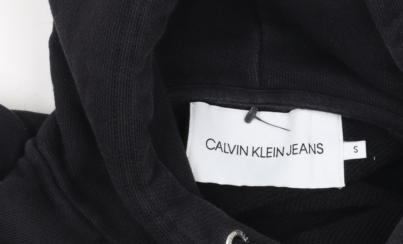 Calvin Klein Black Pullover Hoodie Unisex S
