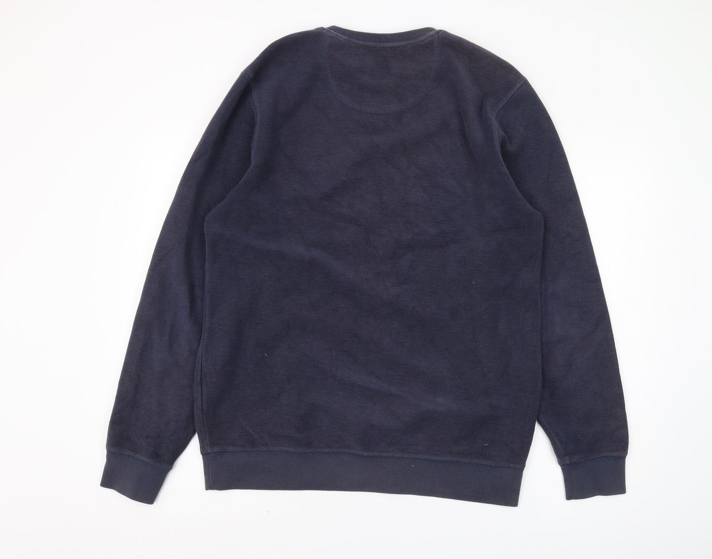 Vans Men's Blue Pullover Sweatshirt M - Comfortable Fit