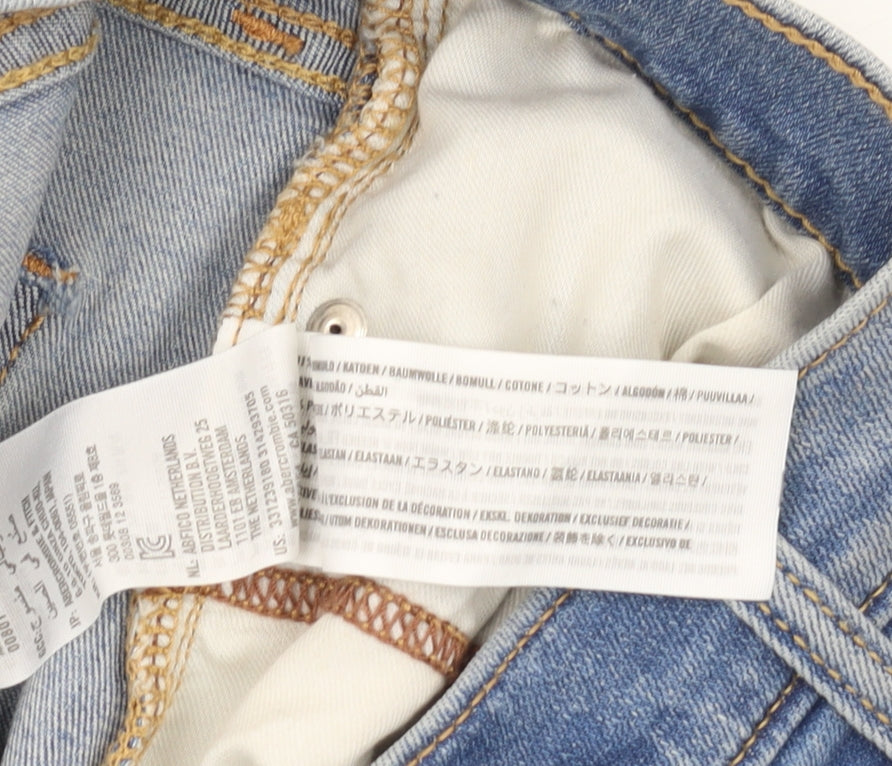 Hollister Men's Slim Fit Distressed Blue Jeans, Size 34