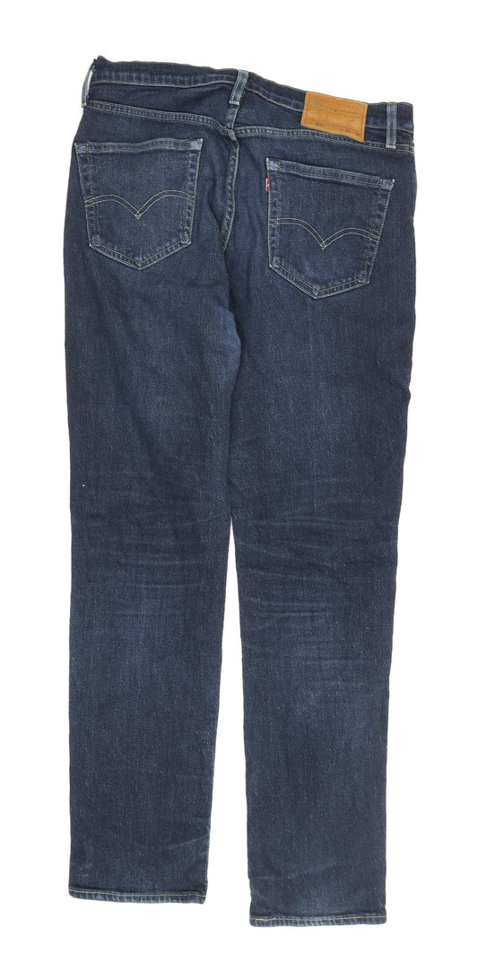 LEVI'S Men's Blue Straight Jeans W36-L32 Regular Fit