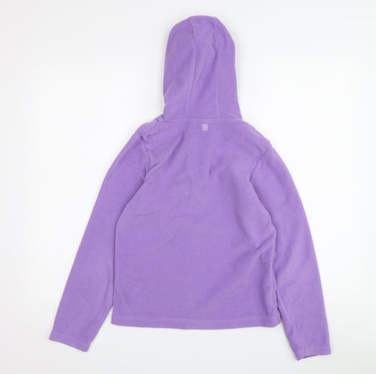 Girls Purple Mountain Warehouse Fleece Pullover Hoodie - Size 9-10