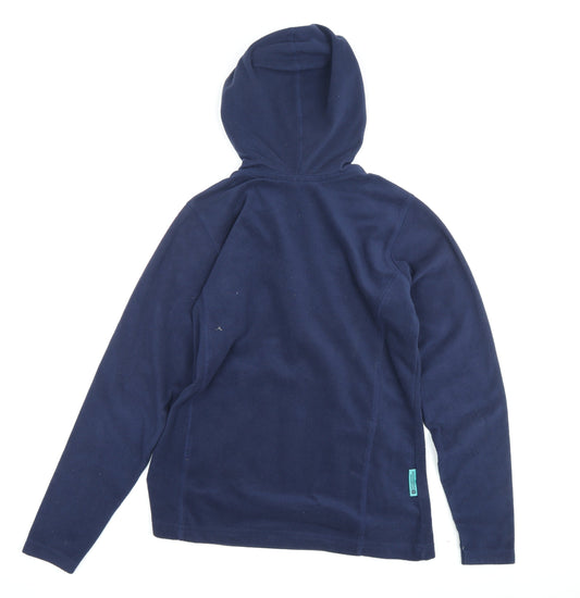 Mountain Warehouse Women's Blue Fleece Pullover Hoodie M