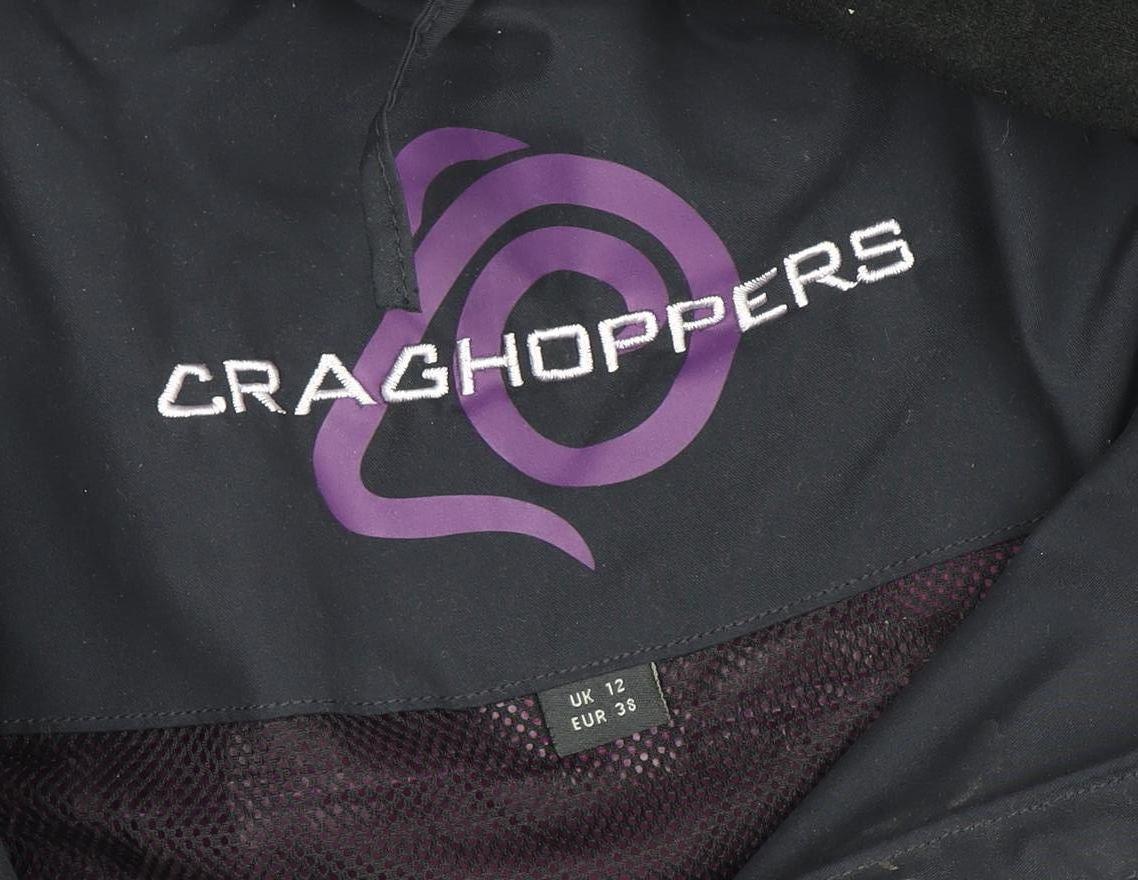 Craghoppers Women's Purple Parka Jacket Size 12 Hooded