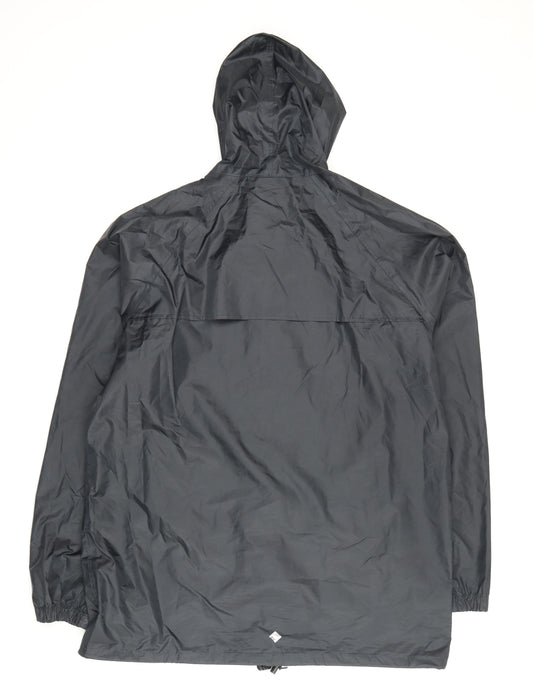 Regatta Men's Black XL Hooded Waterproof Windbreaker