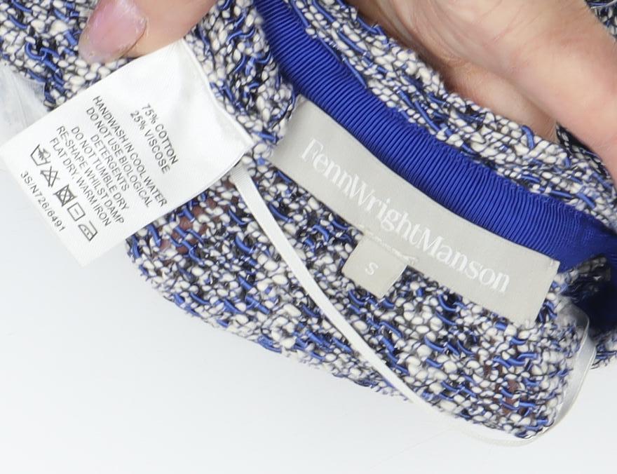 Fenn Wright Manson Women's Blue Cardigan, S, Chunky Knit