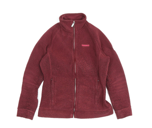 Craghoppers Women's Red Fleece Jacket, Size 10, Autumn/Winter