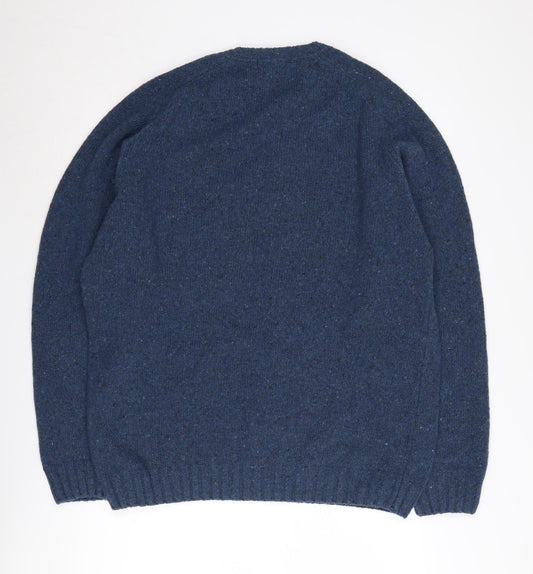 Gant Men's Blue Pullover Jumper XL - Wool Knit