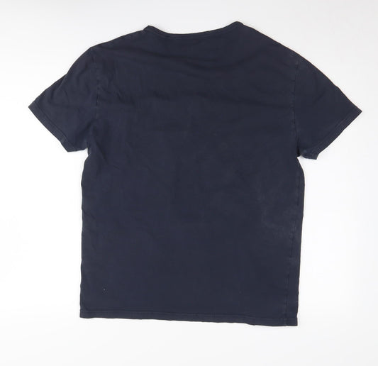 Emporio Armani Men's Black Crew Neck T-Shirt L