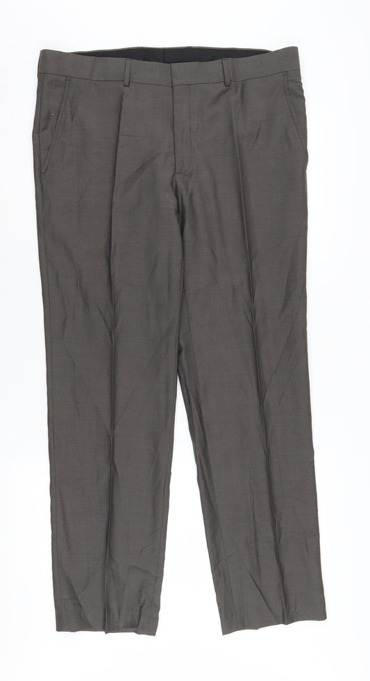 Calvin Klein Men's Grey Dress Pants - Size 52