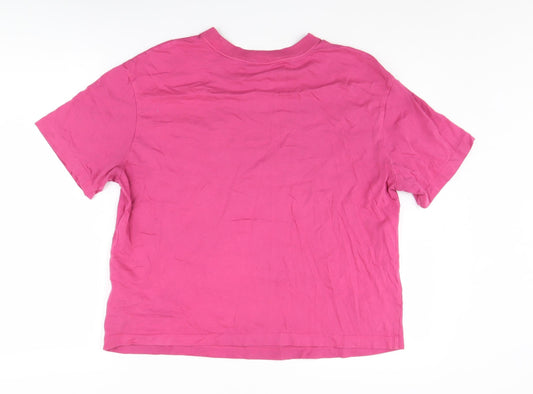 Nike Women's Pink Basic T-Shirt - M