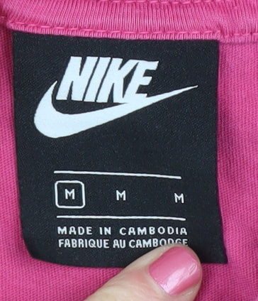 Nike Women's Pink Basic T-Shirt - M