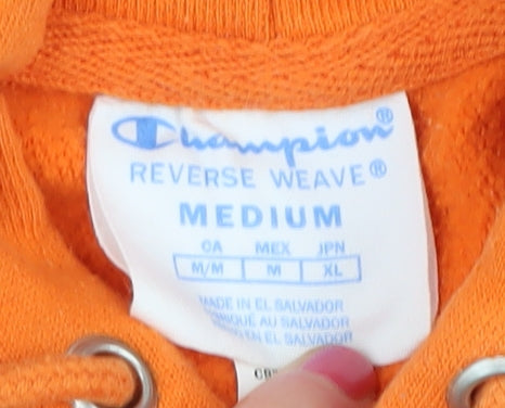 Champion Men's Orange Medium Pullover Hoodie