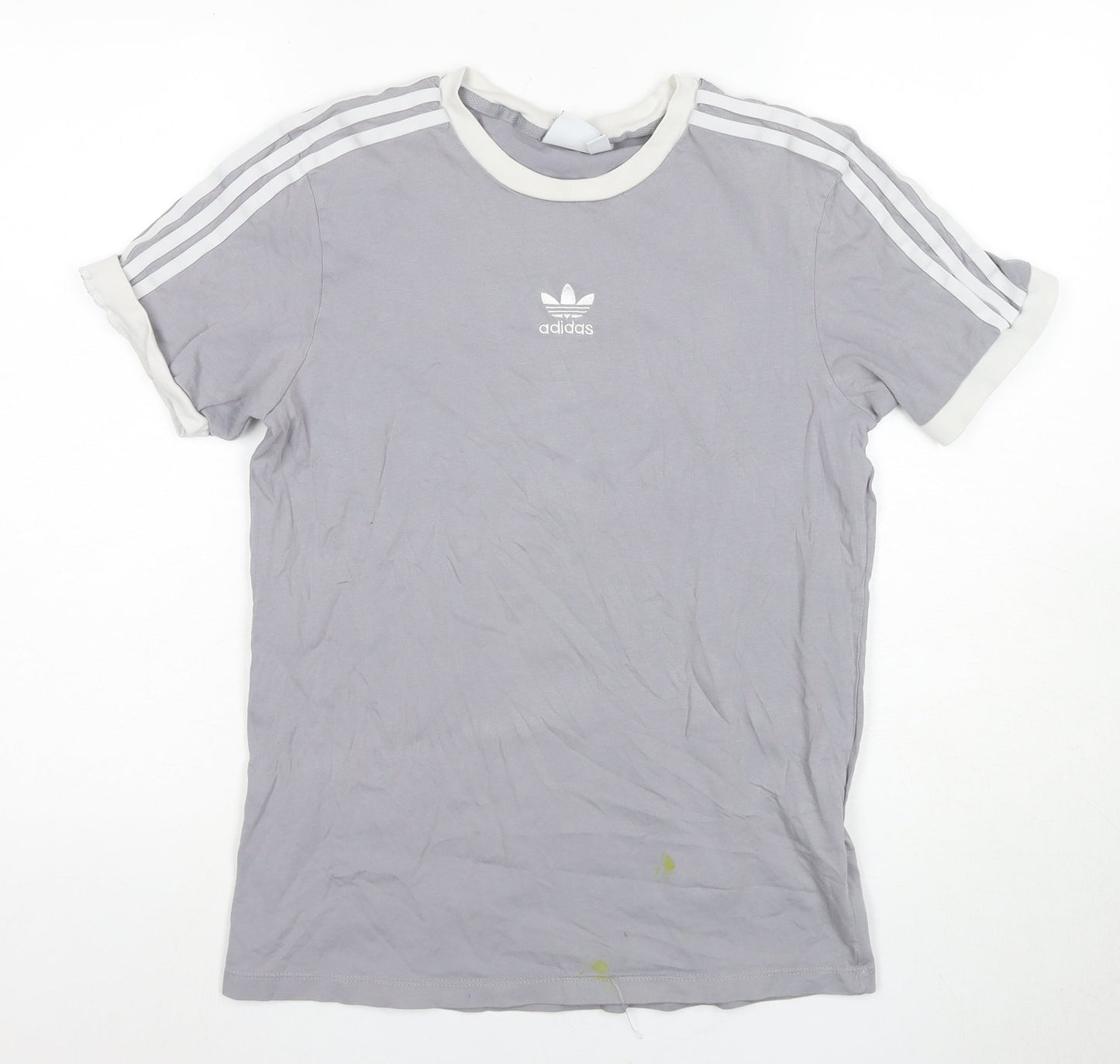 Adidas Women's Grey T-Shirt Size 8 Regular Fit