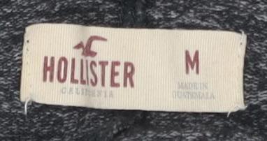 Hollister Women's Grey Pullover Hoodie Medium
