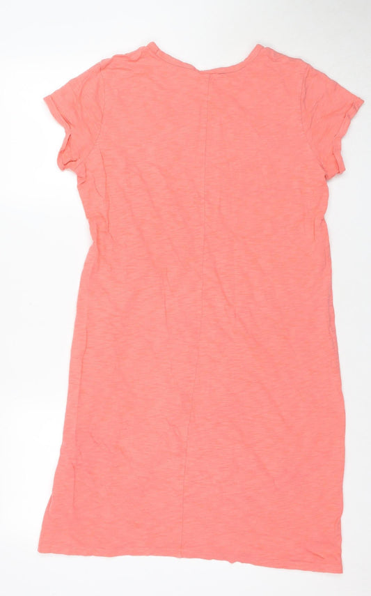 GAP Women's Pink Casual Dress M Short Sleeve