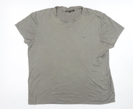 Michael Kors Men's Grey L T-Shirt with Logo