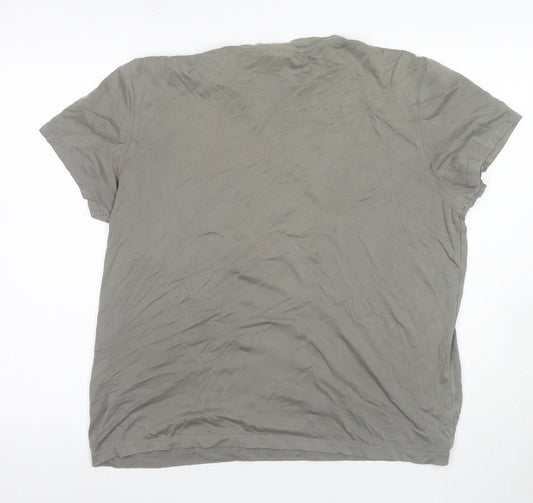Michael Kors Men's Grey L T-Shirt with Logo