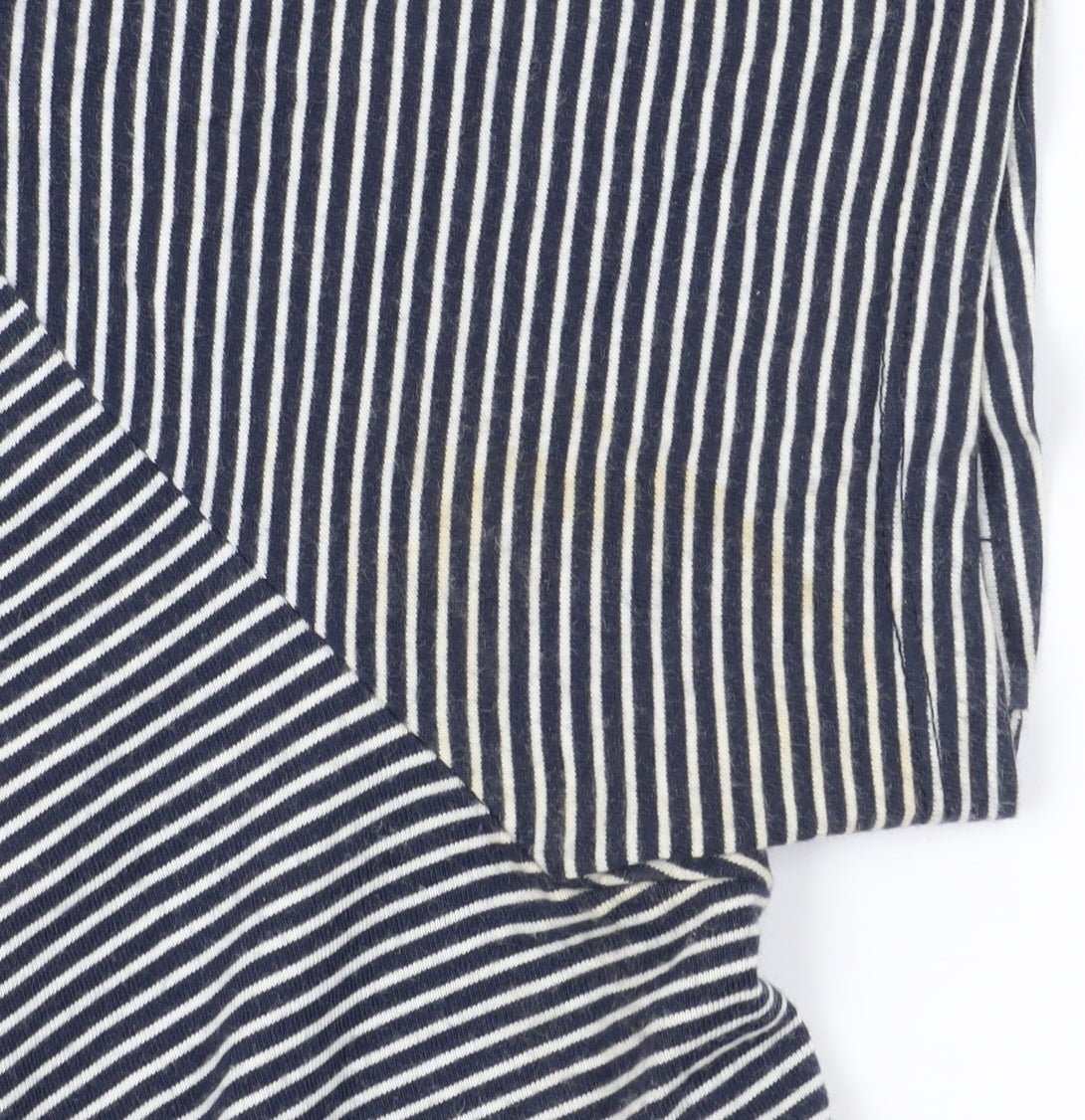 Hollister Women’s Multicoloured Striped T-Shirt M