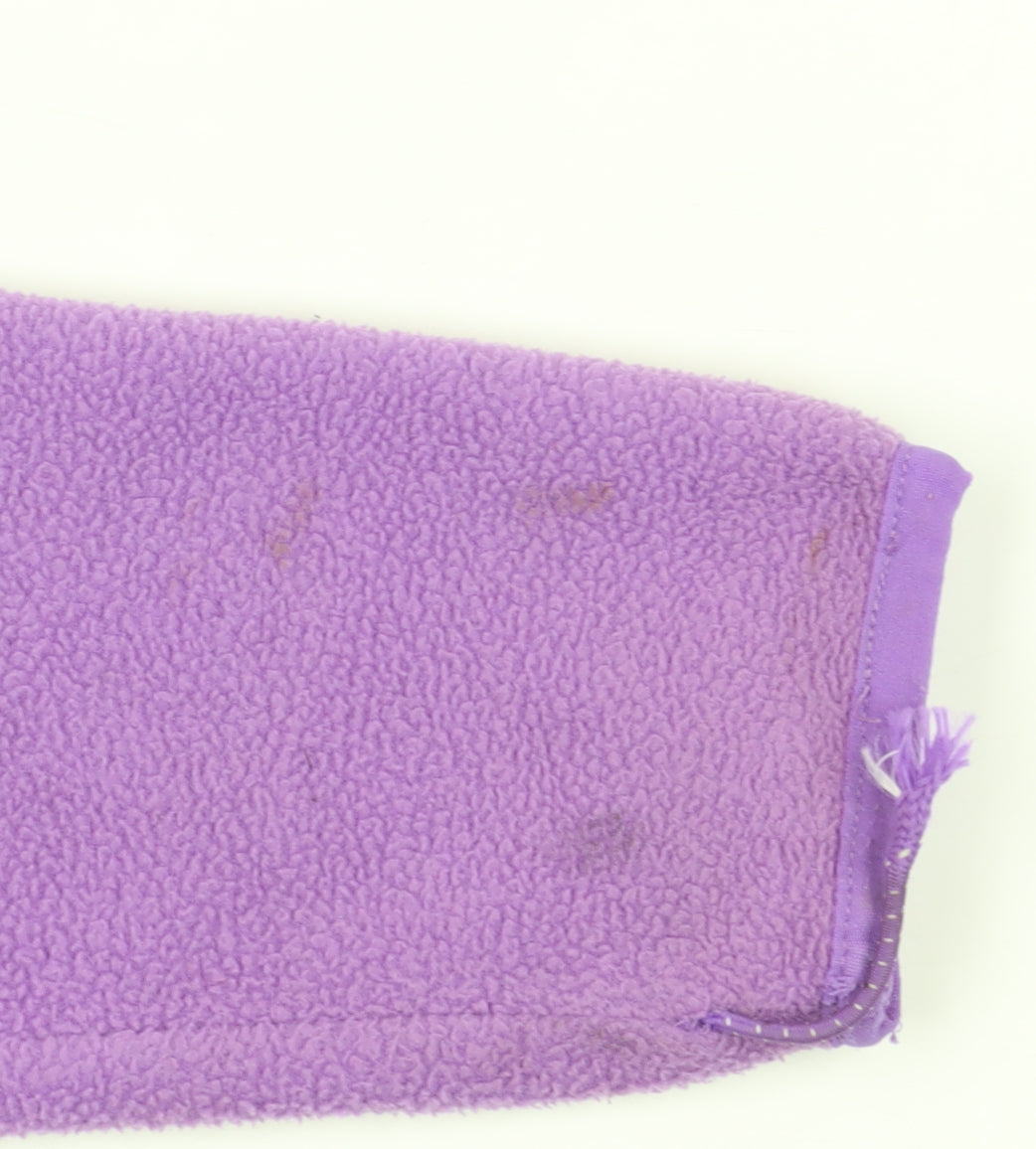 Additional view of Mountain Warehouse girls’ purple fleece jacket 11-12 years
