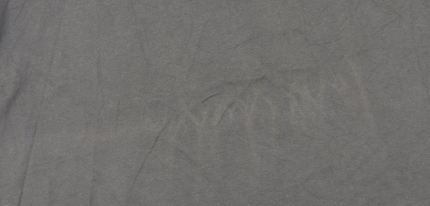 Jack & Jones Men's Green Sleeveless T-Shirt M, Jersey, Logo