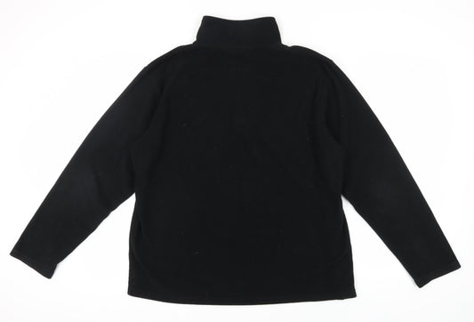 Hi Gear Men's Black 2XL Fleece Pullover Sweatshirt