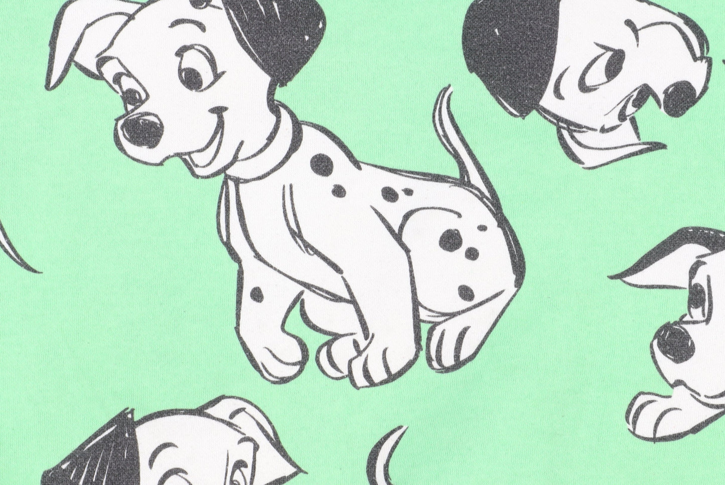 Disney Women's Green 101 Dalmatians Pullover Sweatshirt Size 12