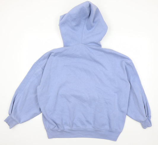RE_STYLD Unisex Blue Pullover Hoodie S