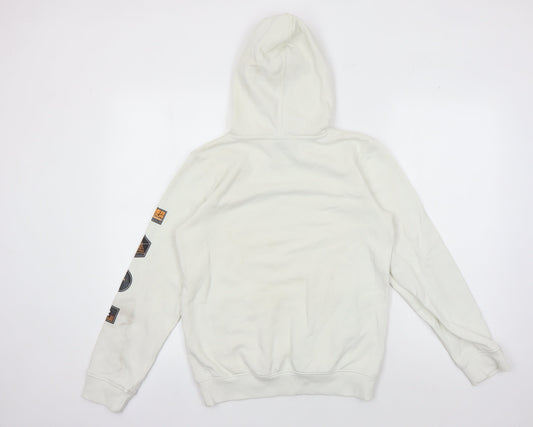 Under Armour Boys Ivory Logo Hoodie - Large, Casual Sports
