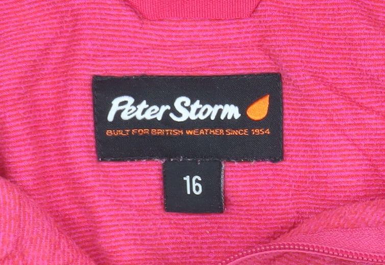Peter Storm Women's Pink Pullover Sweatshirt, Size 16