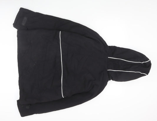 Lee Cooper Men's Black Hooded Parka Jacket Size S